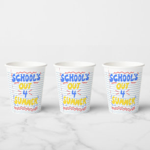 School’s Out Loose Leaf Paper Cups