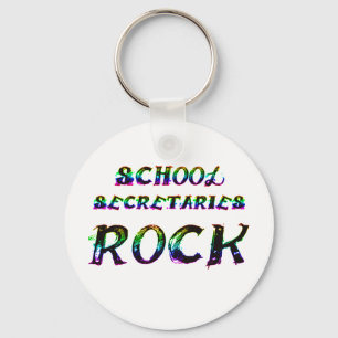 SCHOOL SECRETARIES ROCK KEY RING