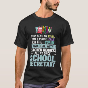 School Secretary Appreciation Crew Elementary T-Shirt