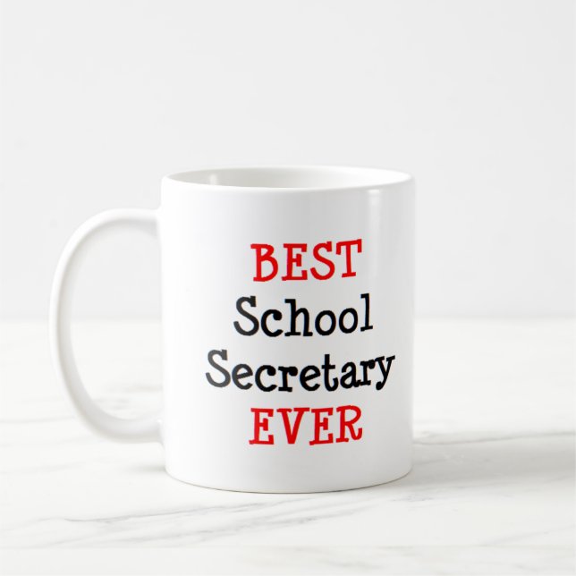 school secretary, best coffee mug (Left)