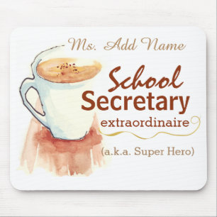 School Secretary Custom Mouse Pad