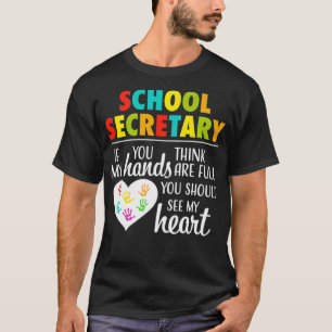 School Secretary Cute Office Clerk Appreciation Gi T-Shirt