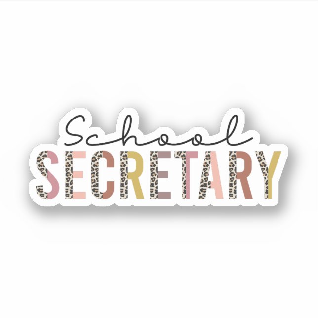 School Secretary Gift, Secretary Appreciation Day (Front)