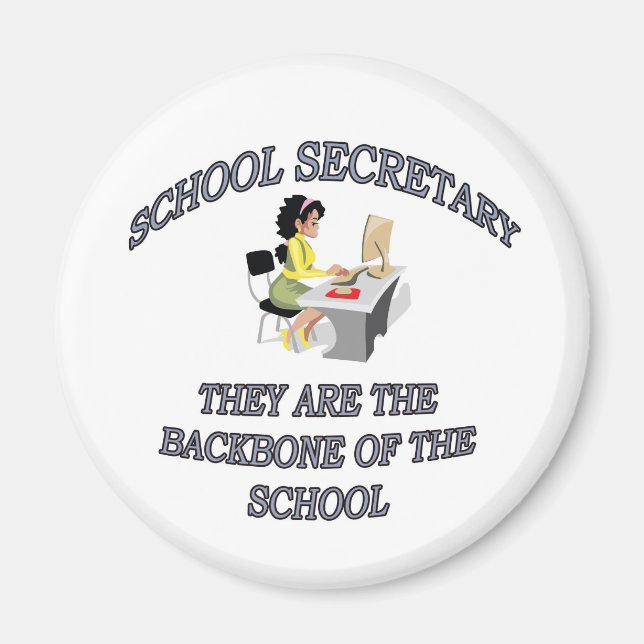 SCHOOL SECRETARY MAGNET (Front)