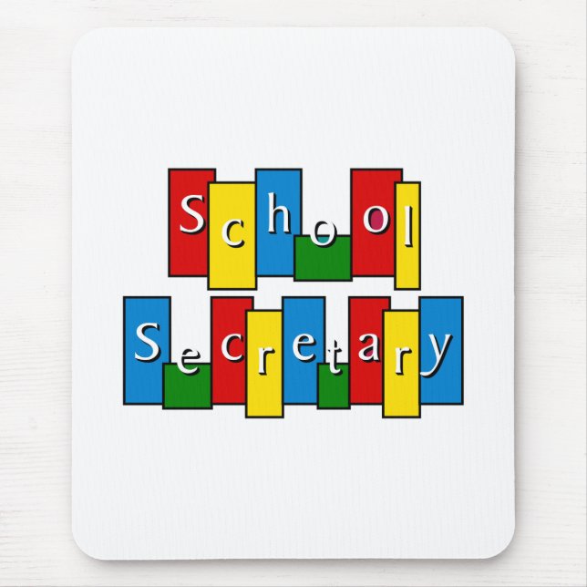 School Secretary Mousepad (Front)
