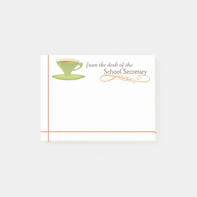 School Secretary Sticky Notes (Front)