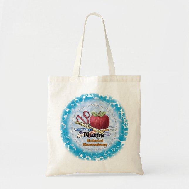 School Secretary Tote Bag (Front)