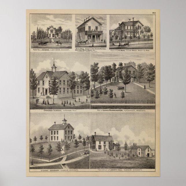 School, Seminary, Residences, Minnesota Poster (Front)