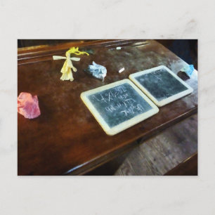 School Slates Postcard