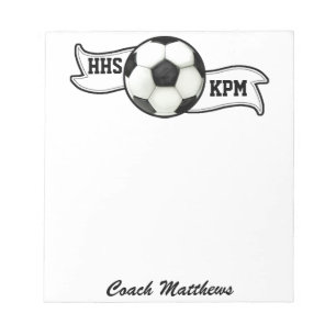 School Soccer Note Pad - SRF
