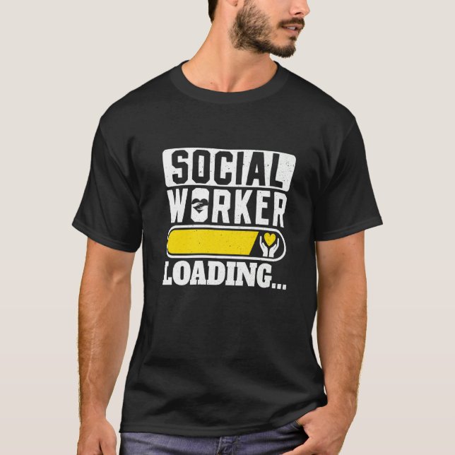 School Social Work Month Hands Social Workerloadin T-Shirt (Front)