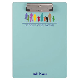 School Social Worker Clip Board