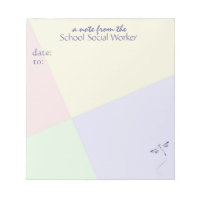 School Social Worker Note Pad