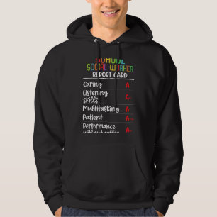 School social worker Report Card Gift Hoodie