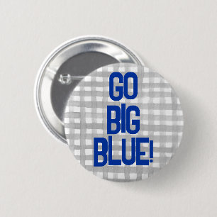 School Spirit Button Go Big Blue