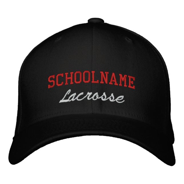 School Spirit Lacrosse - Embroidered Hat (Front)