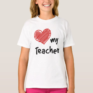 School Spirit Love My Teacher  T-Shirt