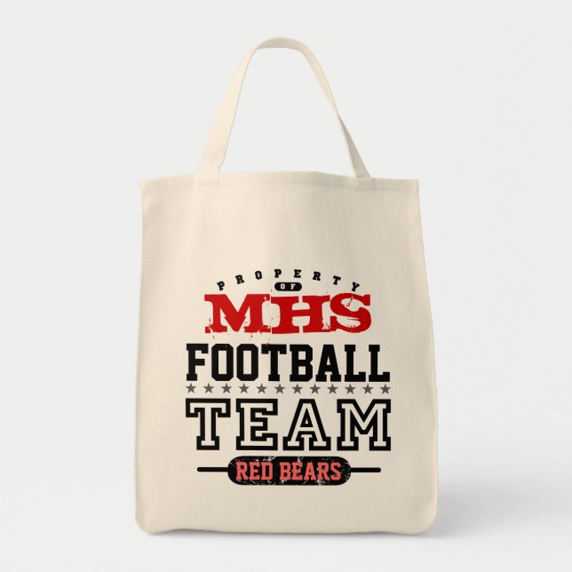 School Sport Team Tote Bag (Front)