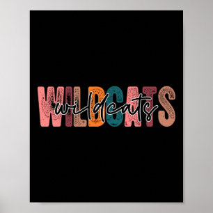 School Sports Fan Team Spirit  Poster