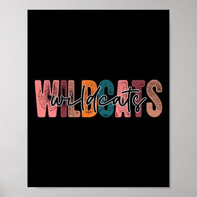 School Sports Fan Team Spirit  Poster (Front)