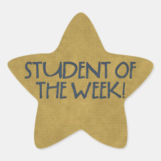 School Star Student of the week Stickers