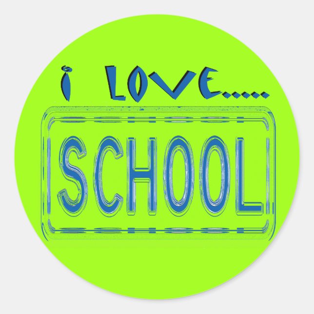 School - sticker (Front)