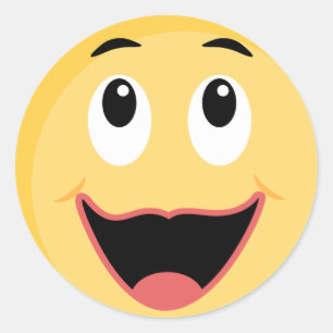 School Sticker with Face Emoji