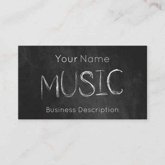 School subject Business Card (Front)
