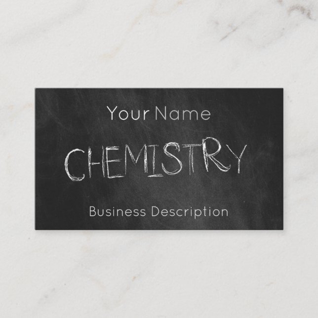 School subject Business Card (Front)