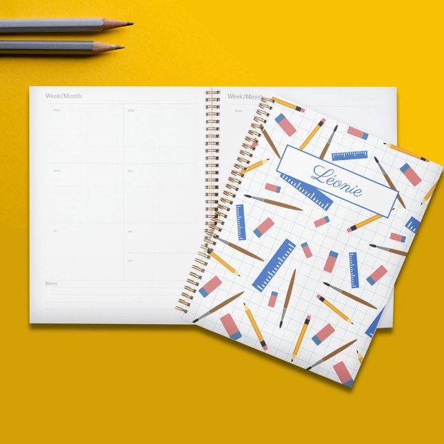 School Supplies Pattern Planner (School Supplies Pattern Planner)