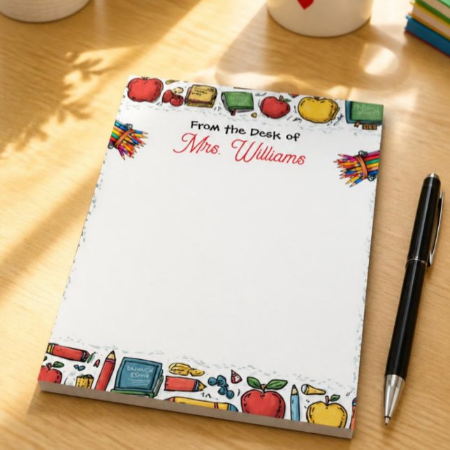 School Supplies Teacher's  Custom Letterhead (Creator Uploaded)