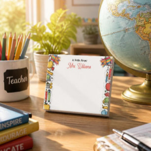School Supplies Teacher's  Post-it Notes