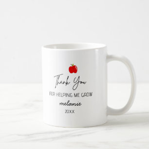 School Supply Rainbow Custom Teacher Thank your Coffee Mug