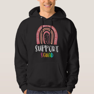 School Support Services Team Teacher Support Squad Hoodie