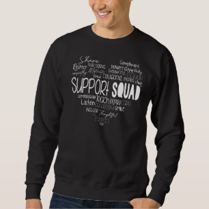 School Support Services Team Teacher Support Squad Sweatshirt