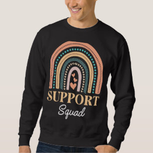 School Support Services Team Teacher Support Squad Sweatshirt