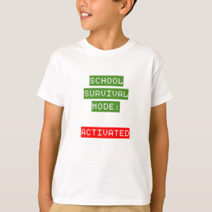 School Survival Mode Back To School T-Shirt