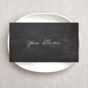 School Teacher Chalkboard  Business Card
