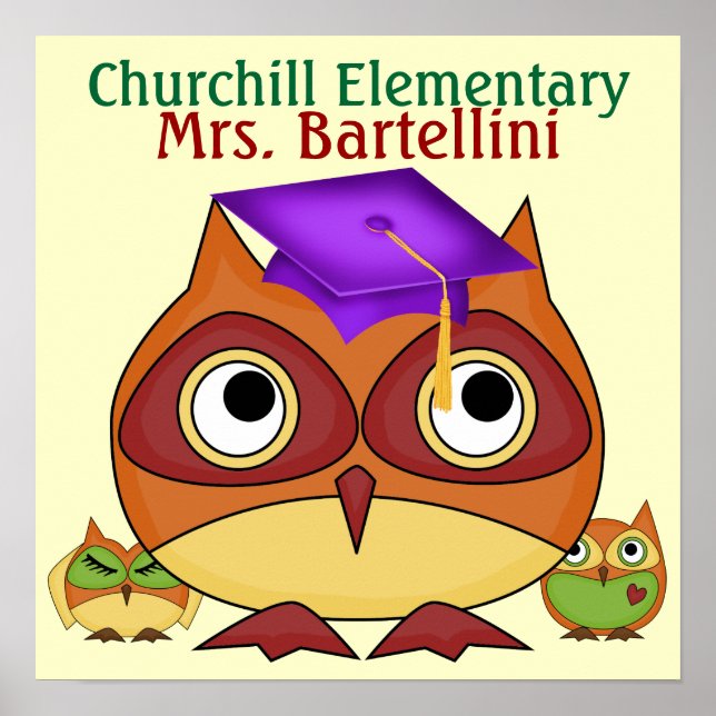 School / Teacher / Classroom Poster - SRF (Front)