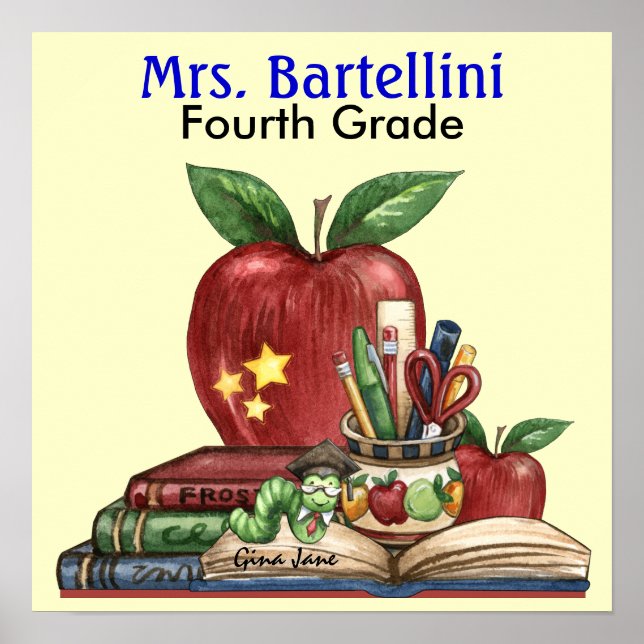 School / Teacher / Classroom Poster - SRF (Front)