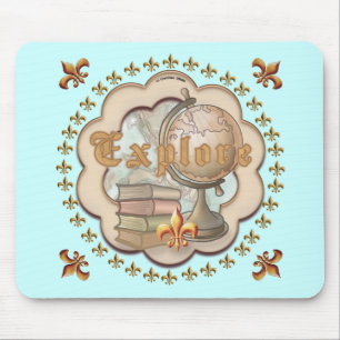 School Teacher Explore Mouse Mat
