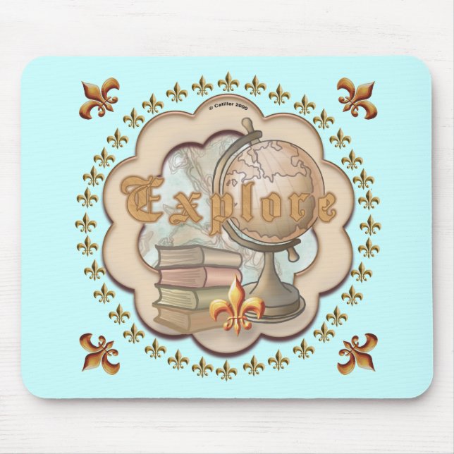 School Teacher Explore Mouse Mat (Front)