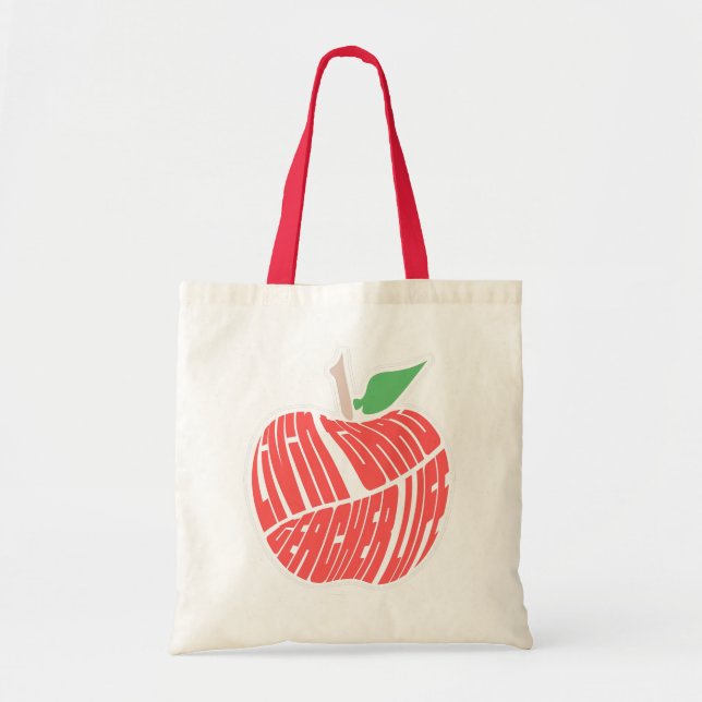 School Teacher Life Novelty Tote Bag (Front)