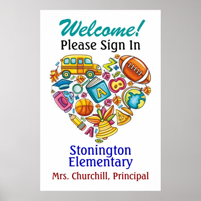 School / Teacher Poster (Front)