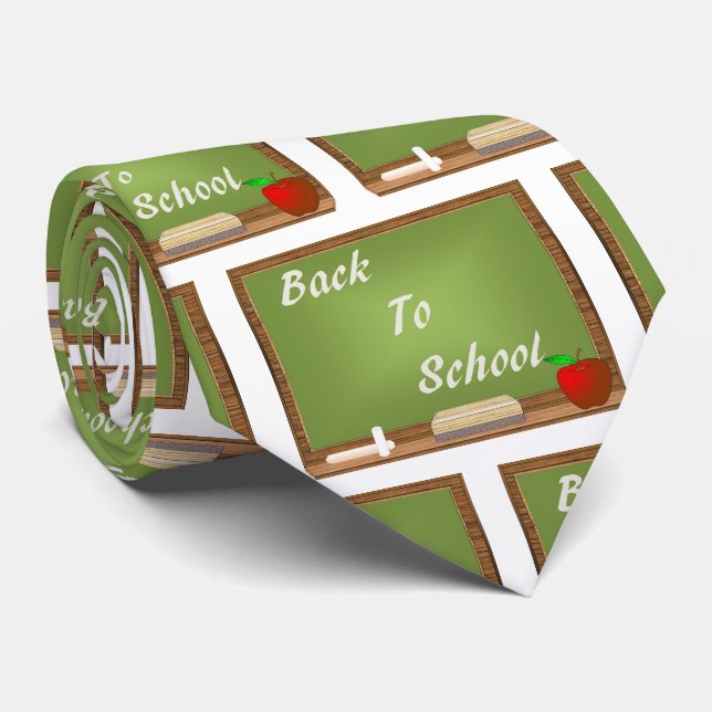 School Teacher  Principal Back To School Necktie (Rolled)