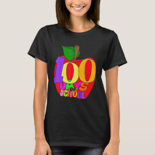 School Teacher Student Girls Boys Gift 100 Days Of T-Shirt