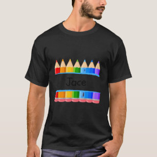 School Teacher Student Name Jace Kindergen Tag T-Shirt