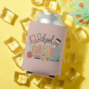 School Teacher Teaching Future Leaders Gifts Can Cooler