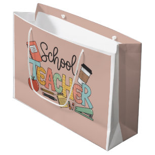 School Teacher Teaching Future Leaders Gifts Large Gift Bag
