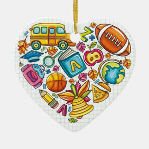 School Teacher - Thank You Ceramic Tree Decoration